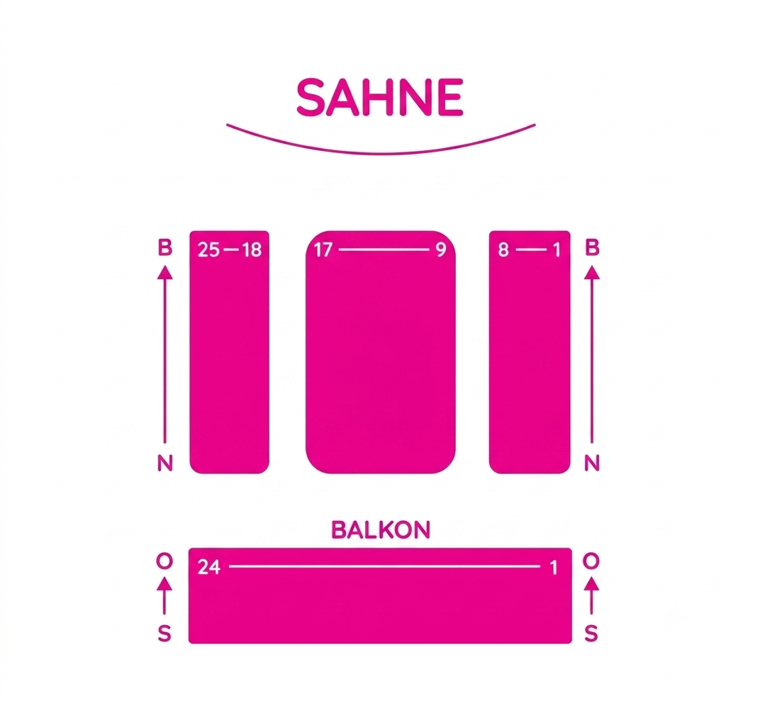 Sihirli Kütüphane salon krokisi
